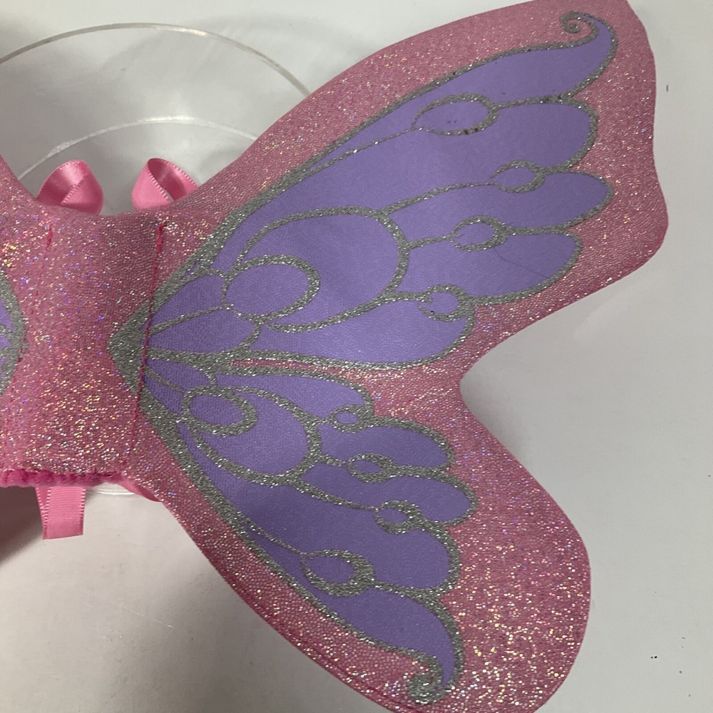 Build a Bear Pink Fairy Butterfly‎ Bear With Wings 15" Soft Stuffed Plush BAB - Picture 13 of 16